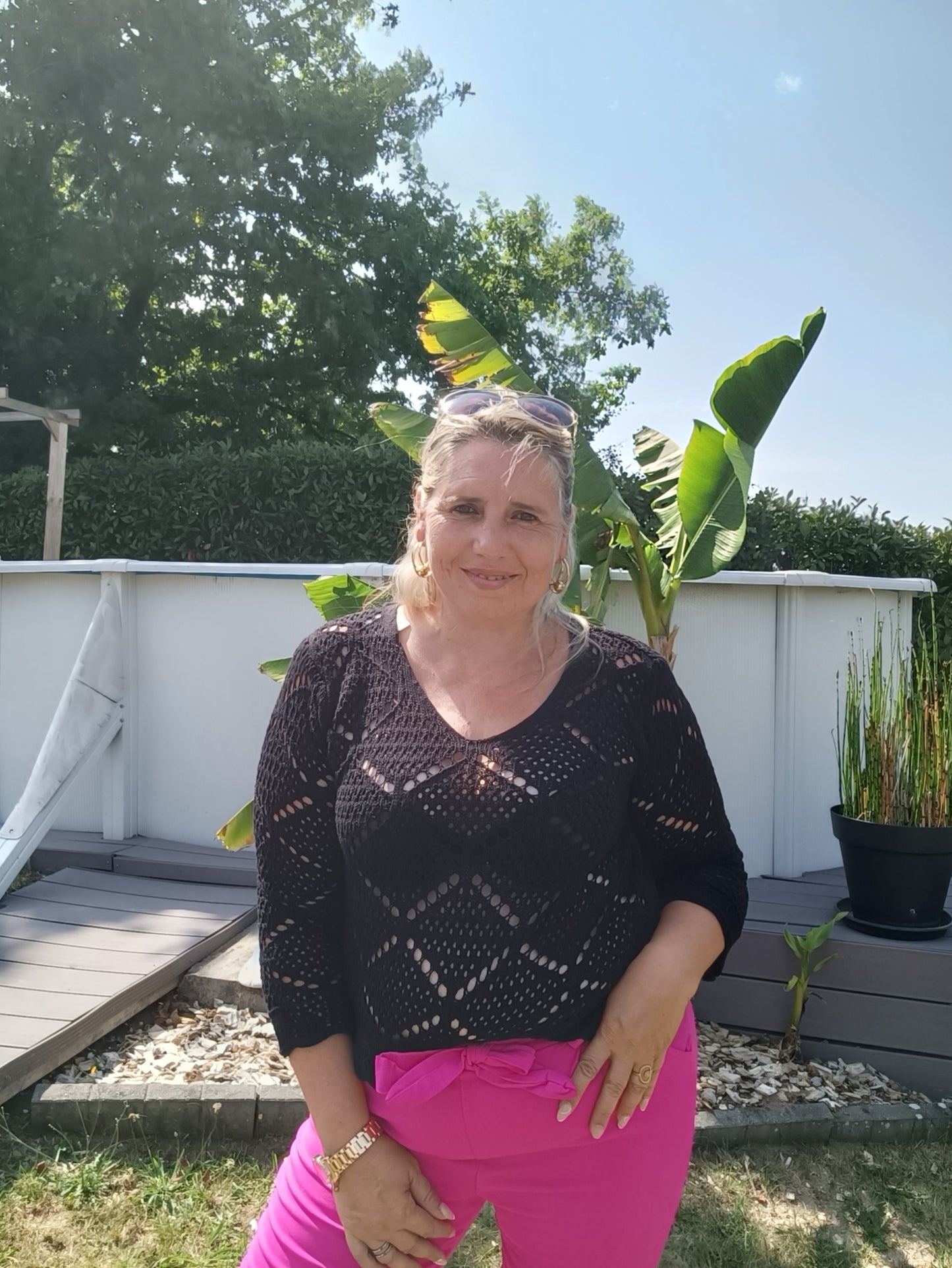 Pull Crochet Capucine