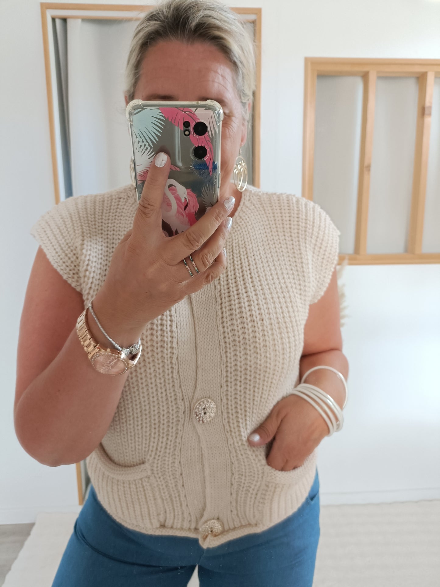 Pull Gilet sans manche Abby