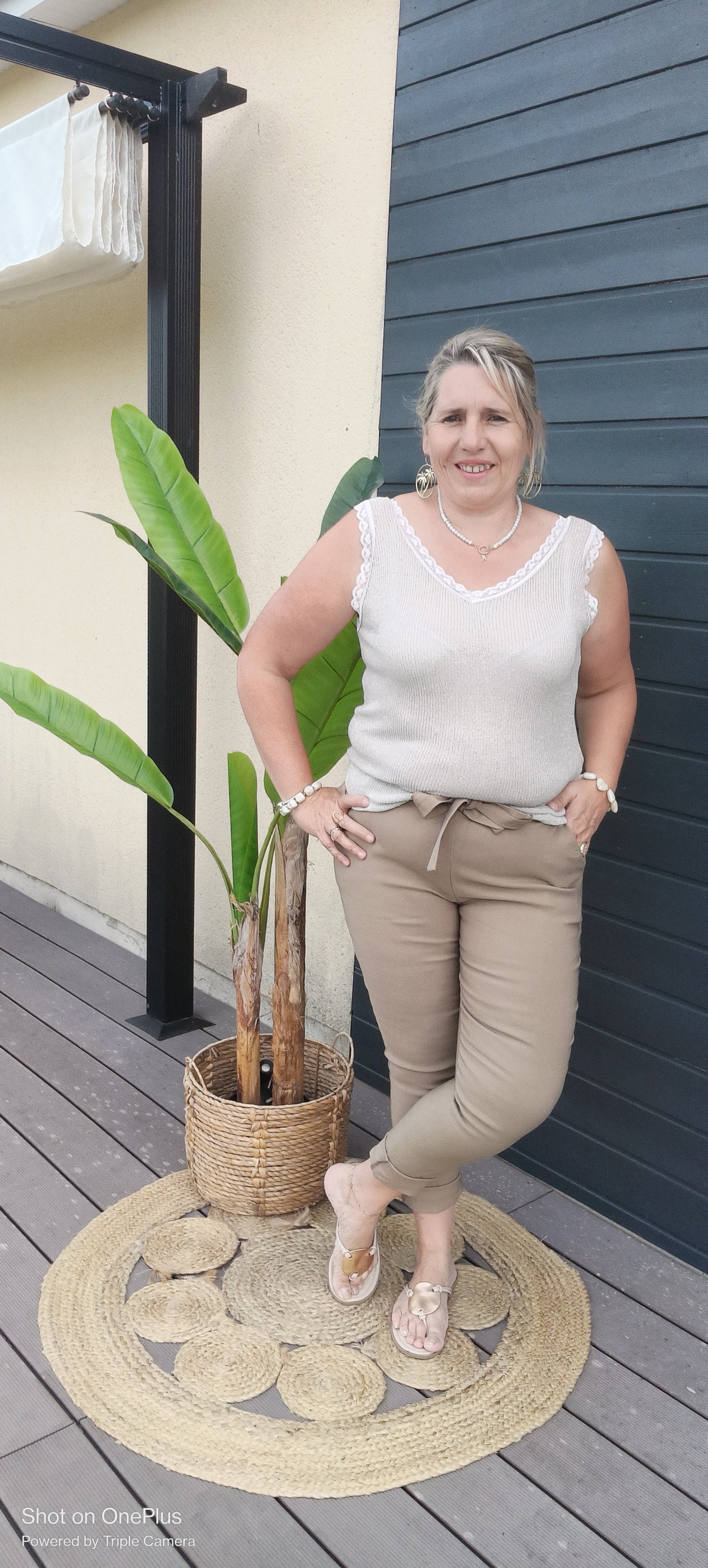 Pantalon Camel