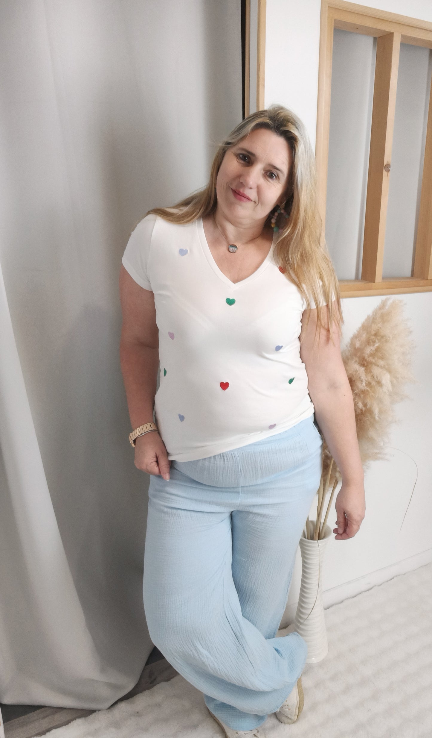 Pantalon Bleu ciel