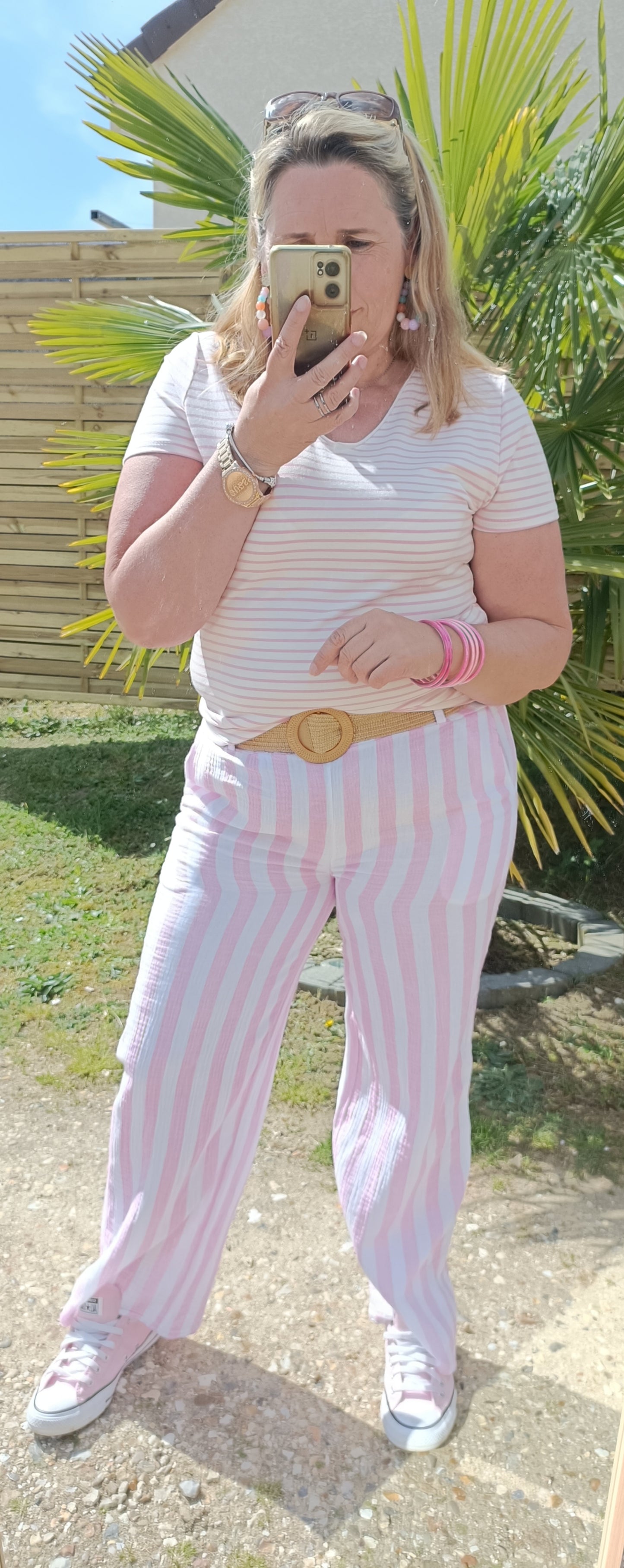 Pantalon Gaze de coton Bali