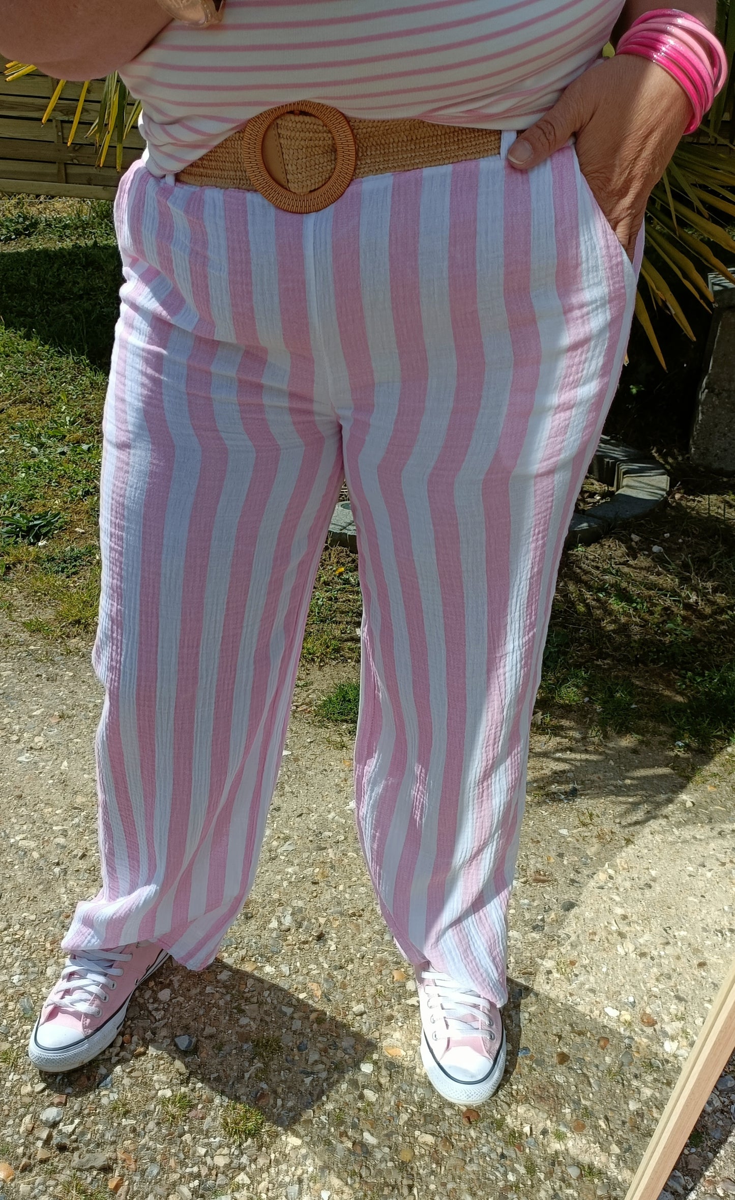 Pantalon Gaze de coton Bali
