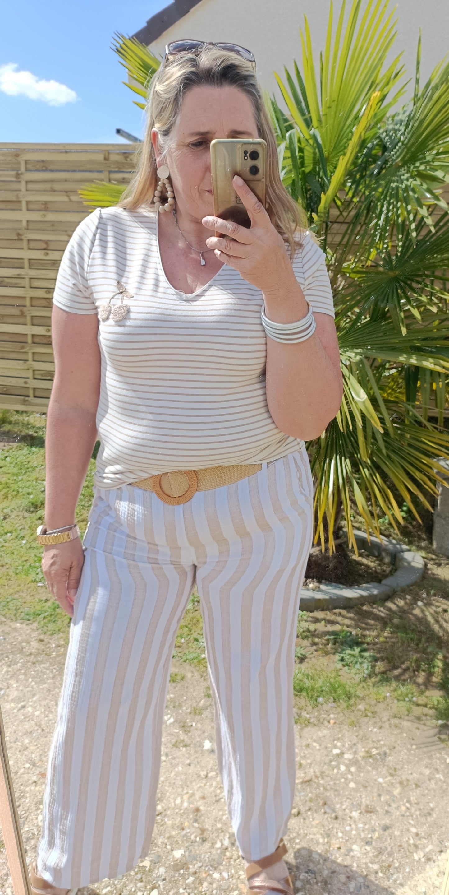 Pantalon Gaze de coton Bali