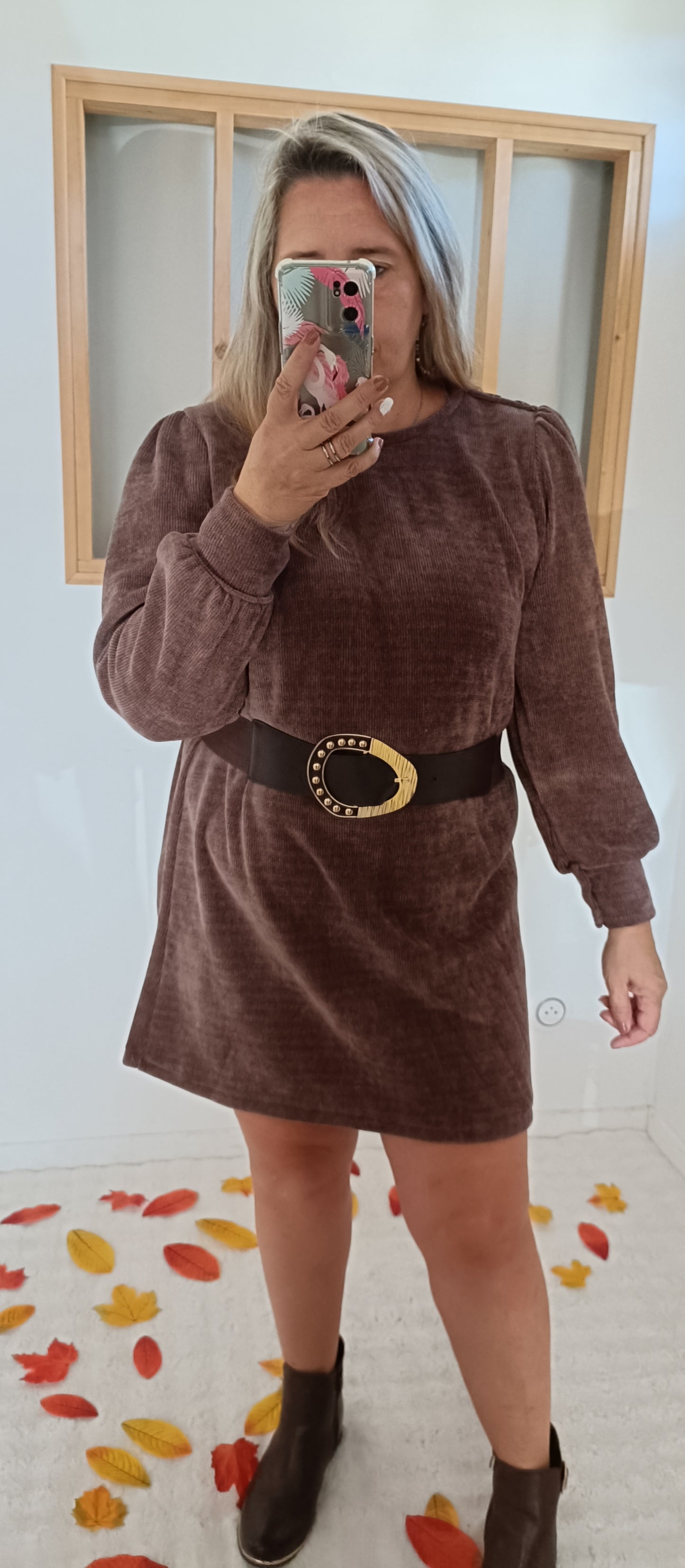 Robe Velours Solina