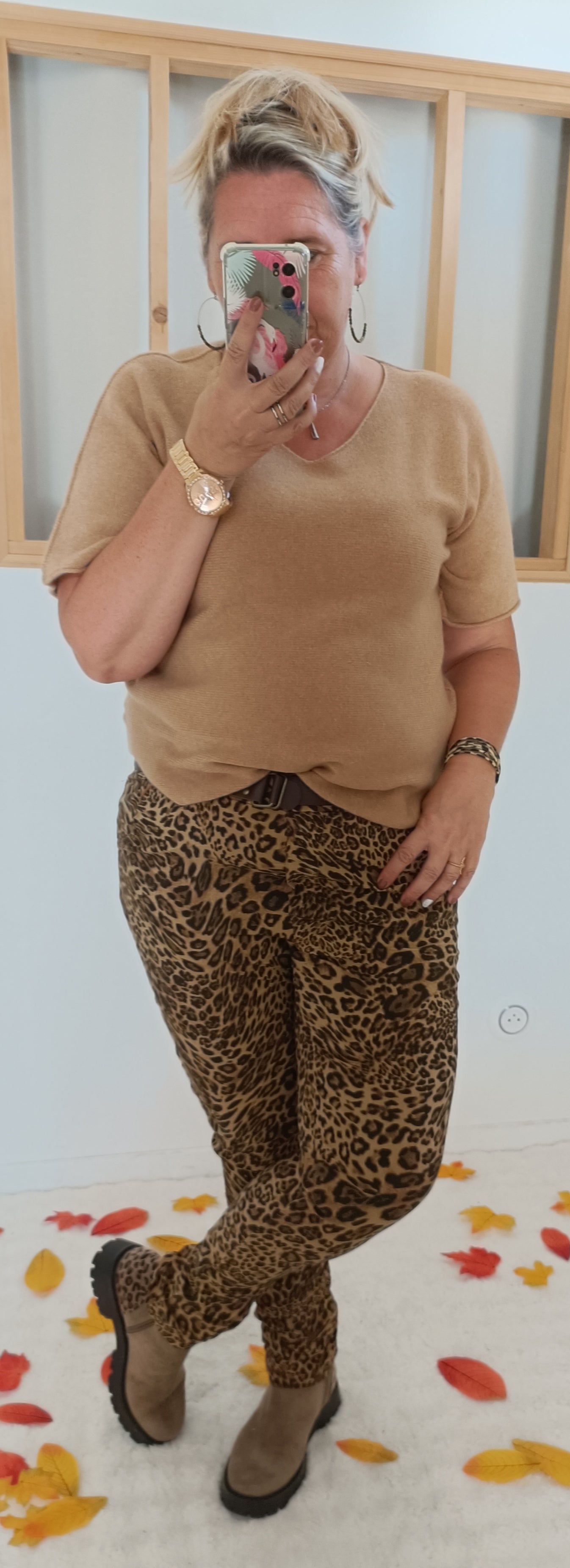 Pantalon Léopard