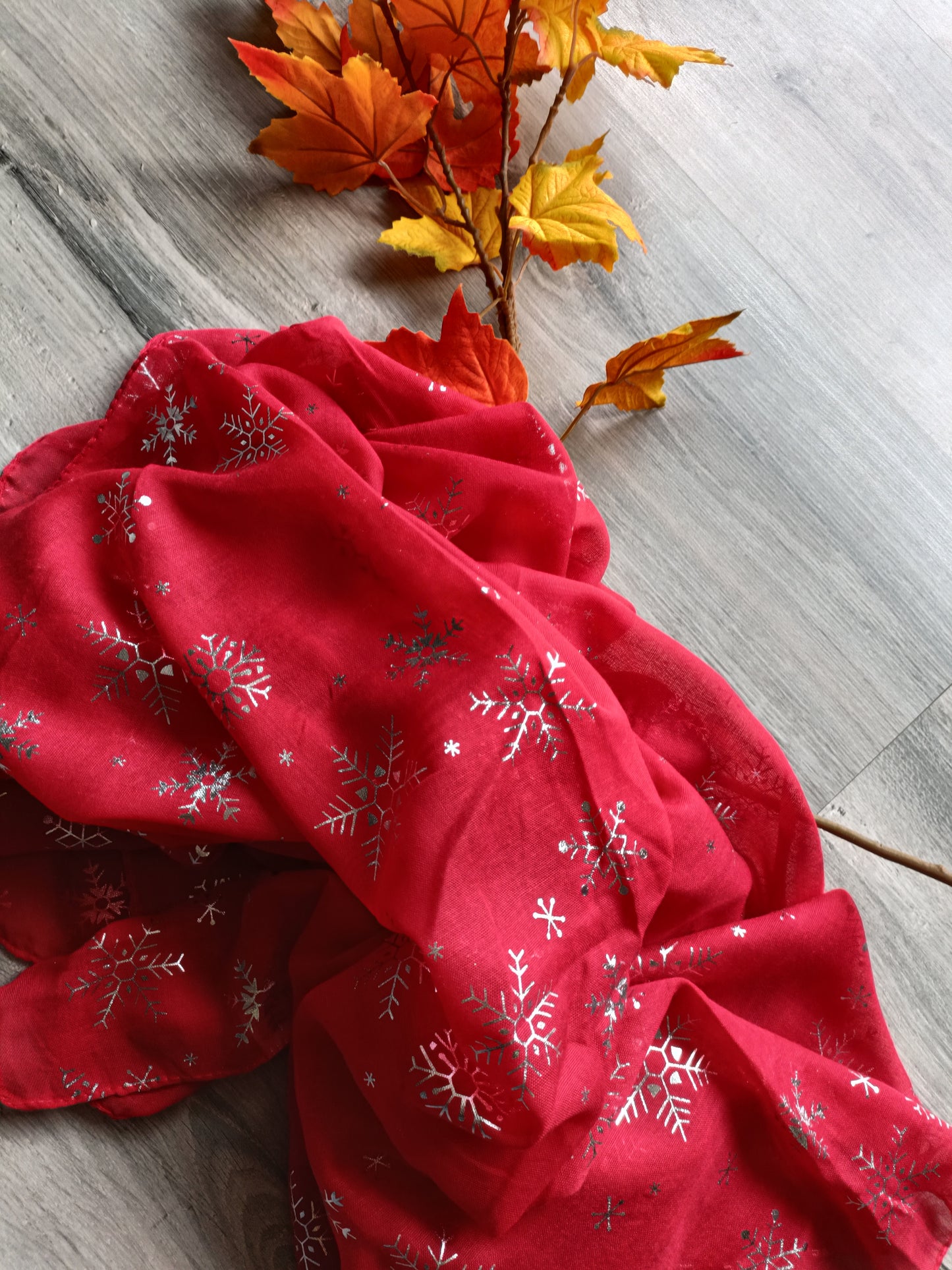 Foulard Flocon Noel