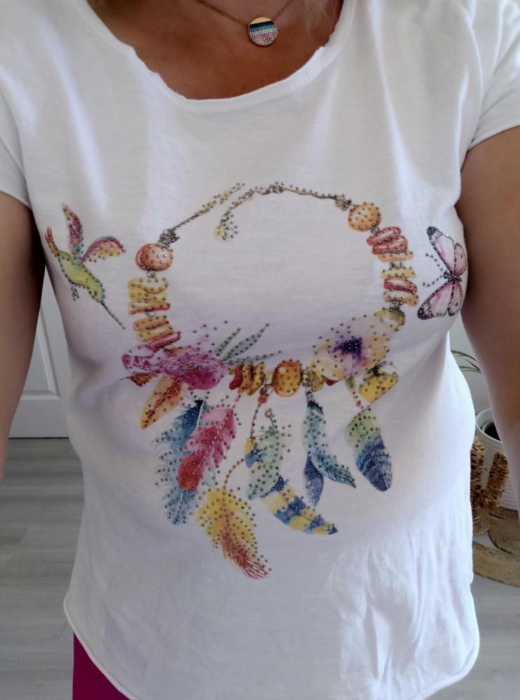 T-shirt Attrape rêve Papillon