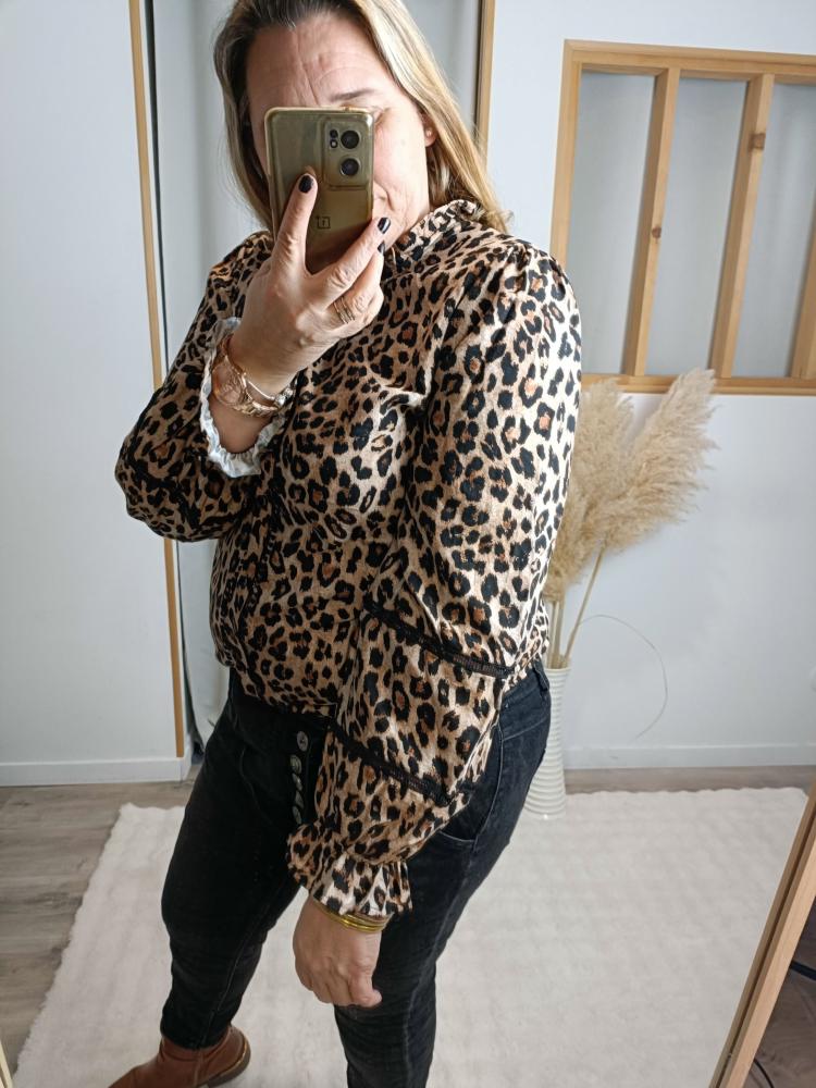 Chemise Lyne Léopard