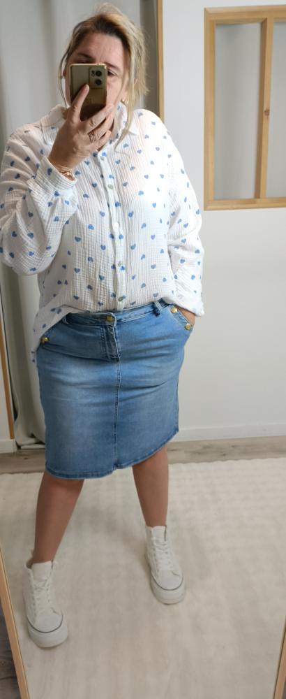 Jupe en jeans