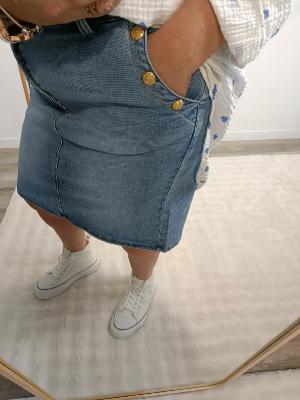 Jupe en jeans