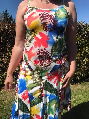 Robe Perroquet Bleu
