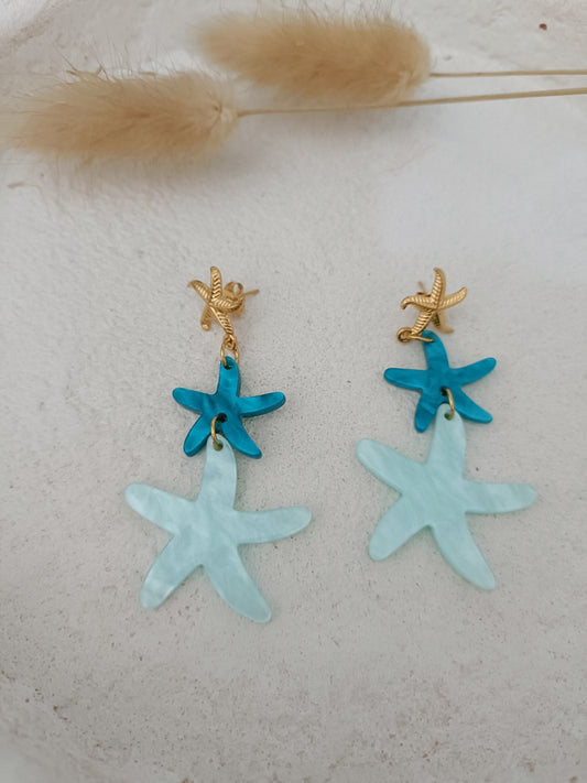 Boucle oreille Etoile de mer