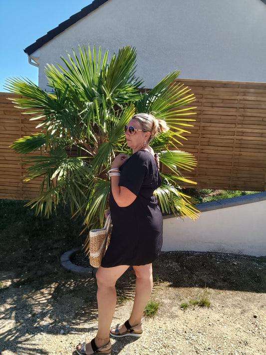 Robe Lola nœud Léopard