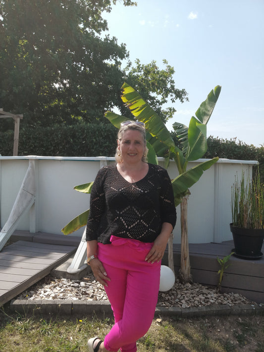 Pull Crochet Capucine