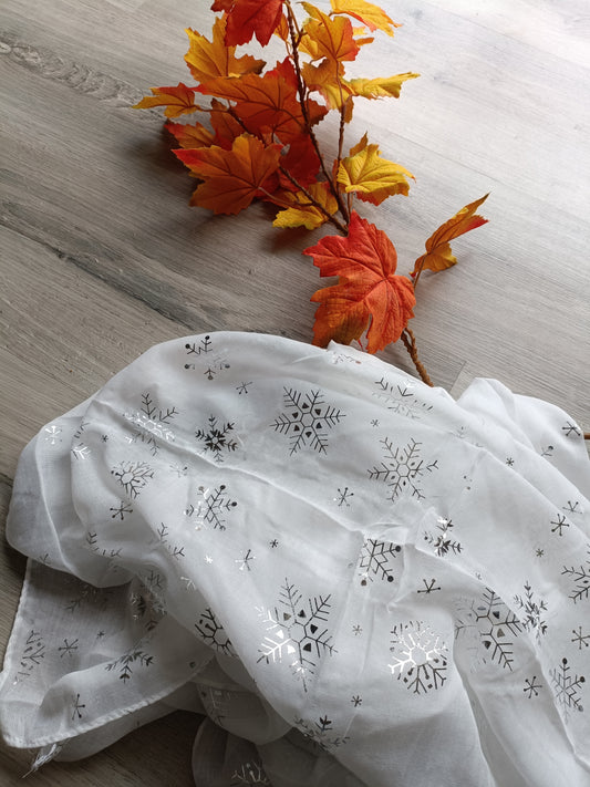 Foulard Flocon Noel