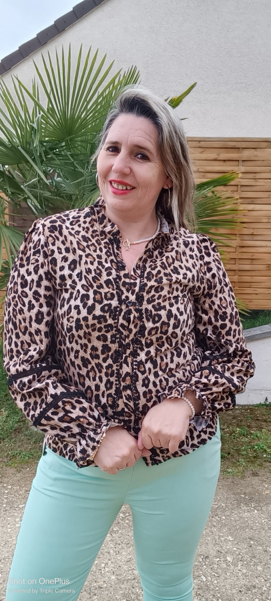 Chemise Lyne Léopard