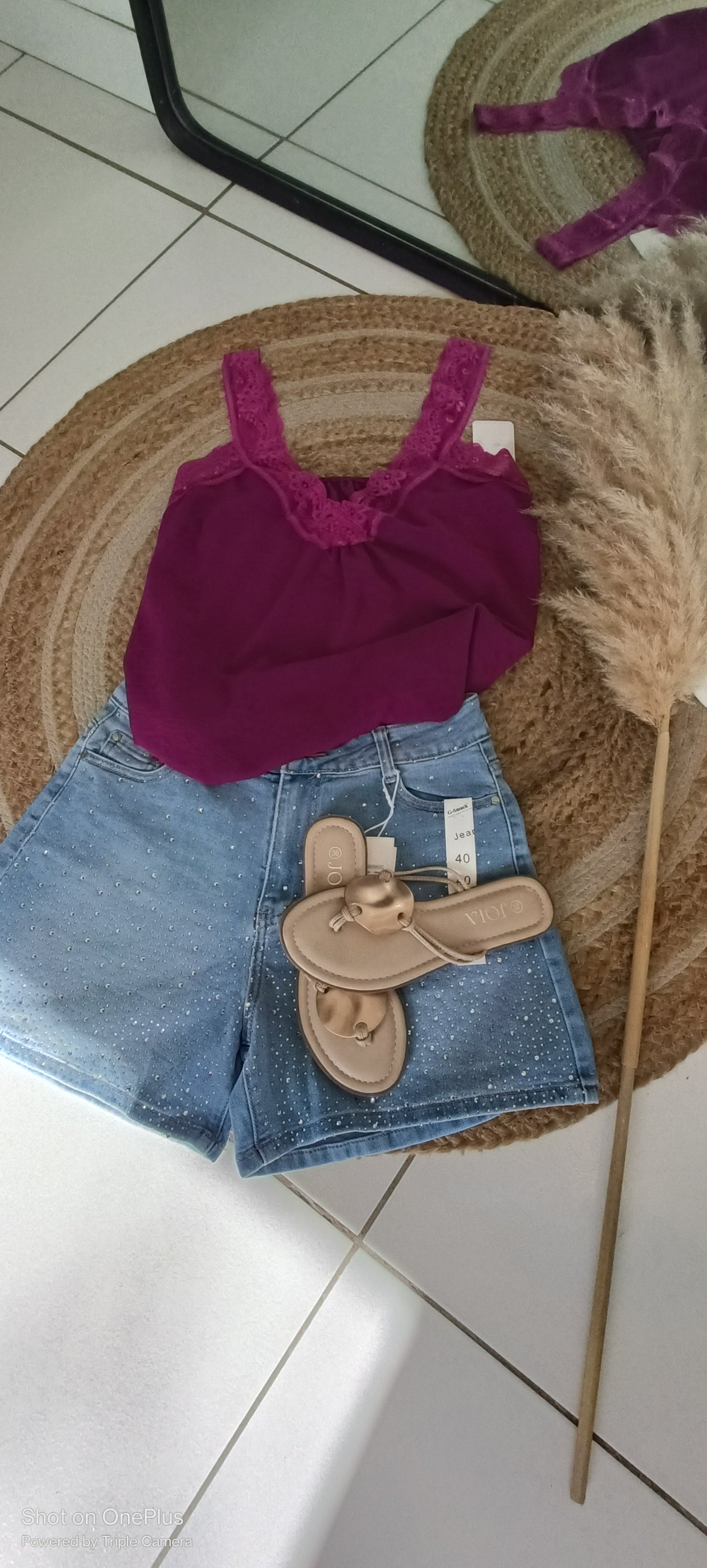 Short Jeans  Pailliette