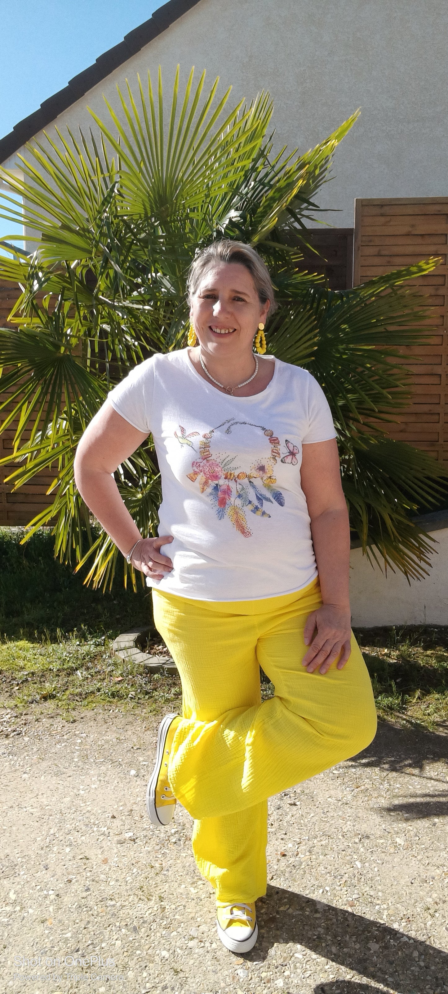 Pantalon gaze de coton