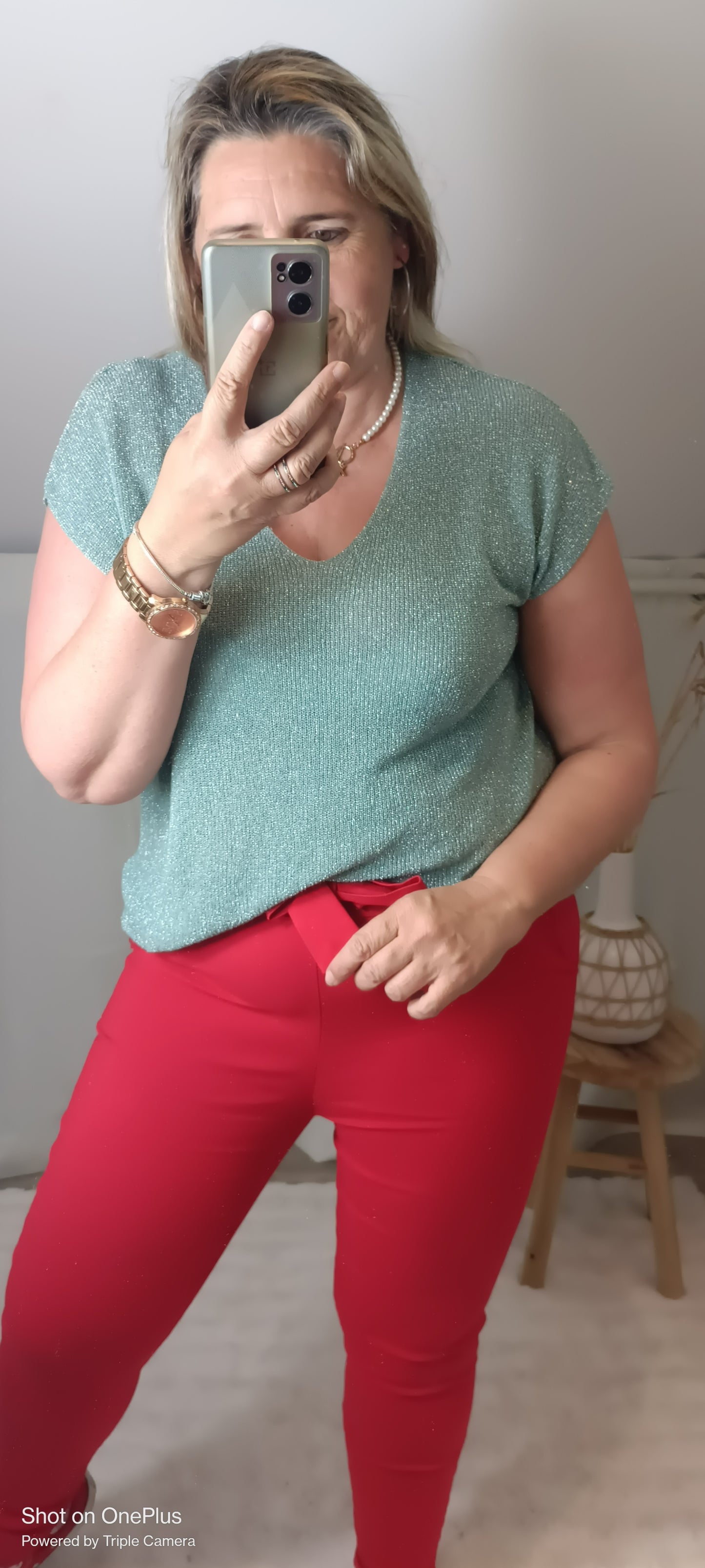 Haut Paillette Méaline