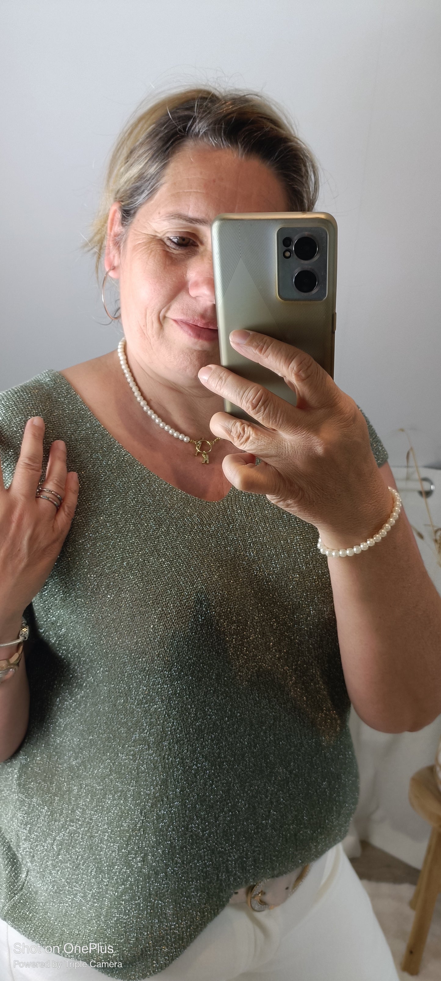 Haut Paillette Méaline