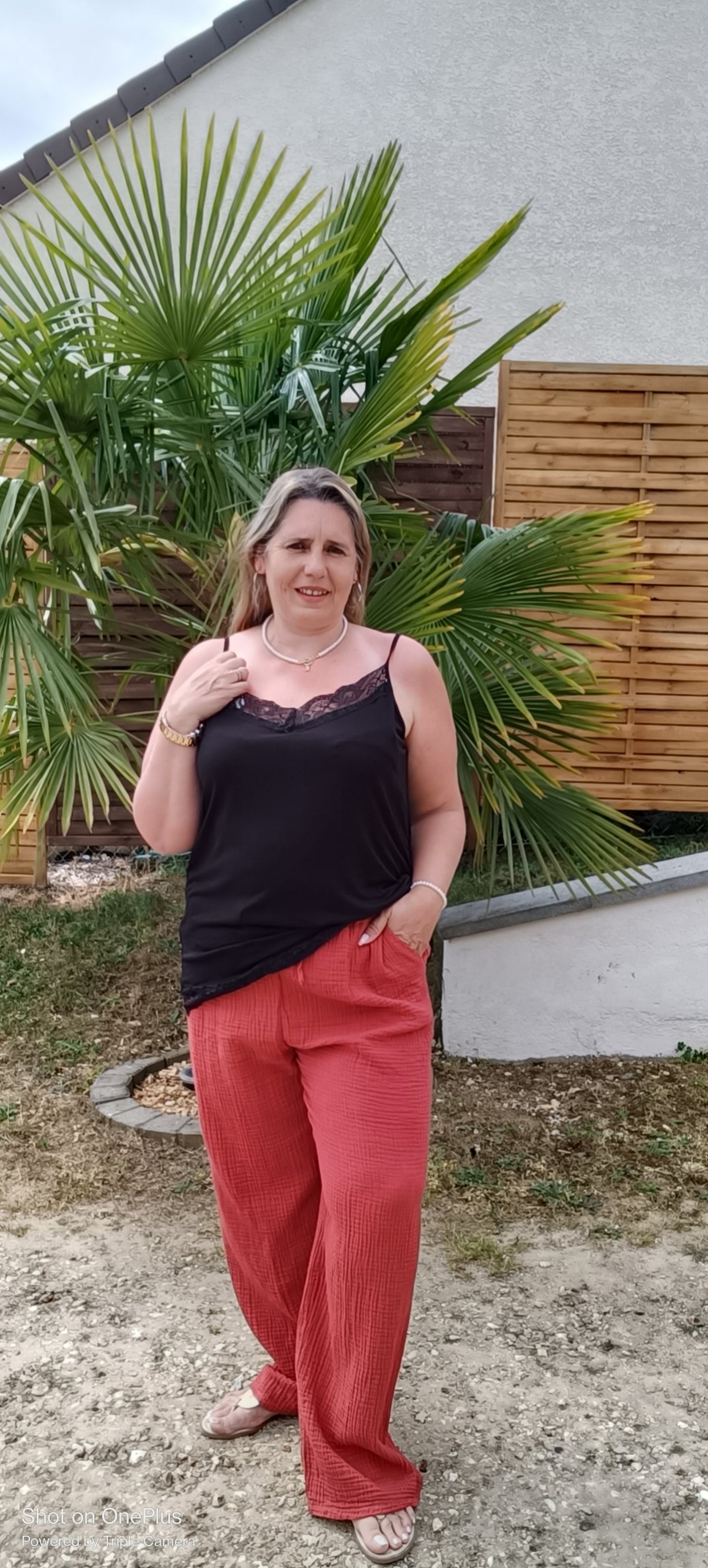 Pantalon Gaze de coton