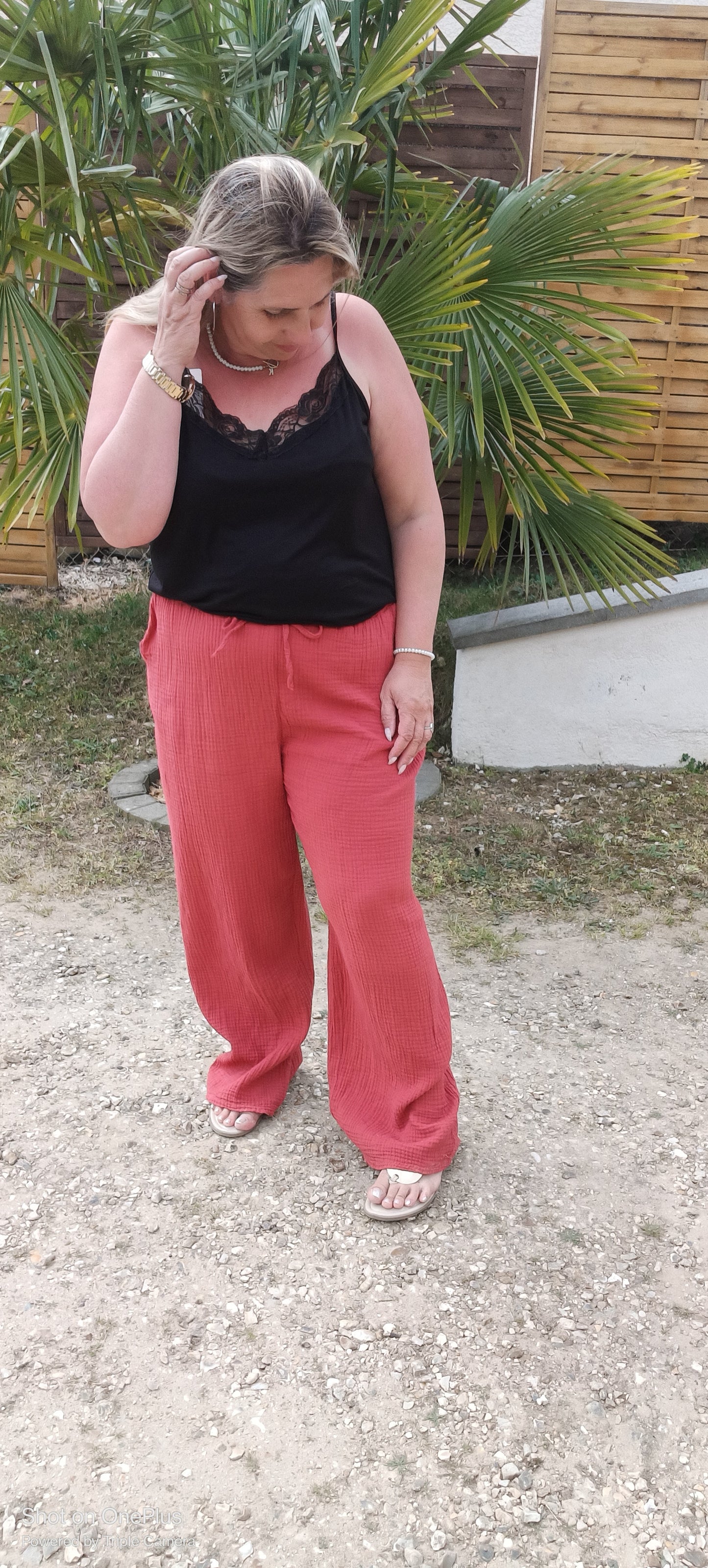 Pantalon Gaze de coton