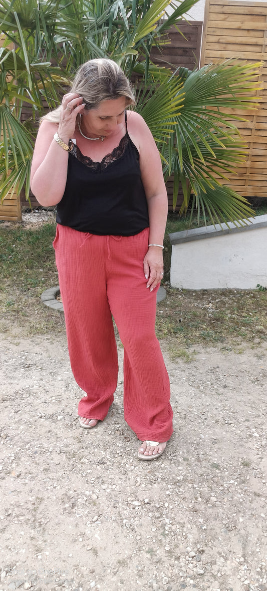 Pantalon Gaze de coton