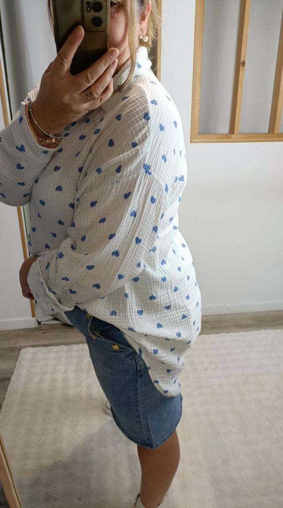 Chemise gaze de coton