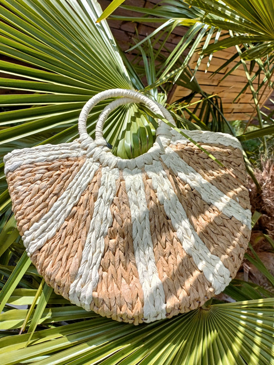 Sac demi lune tressé Misao