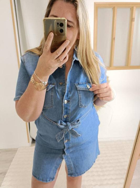 Robe en jeans