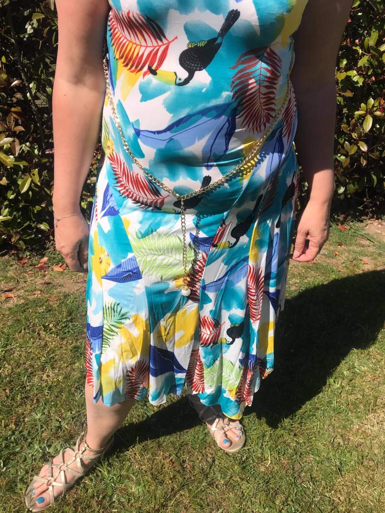 Robe Perroquet Jaune